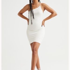 NWT H&M Ribbed One Shoulder Dress